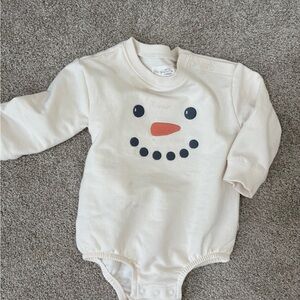 Little Planet by Carter’s Organic Baby Snowman Bubble Romper
